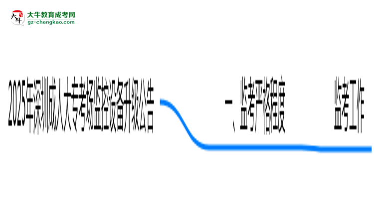2025年深圳成人大專考場監(jiān)控設(shè)備升級公告思維導圖