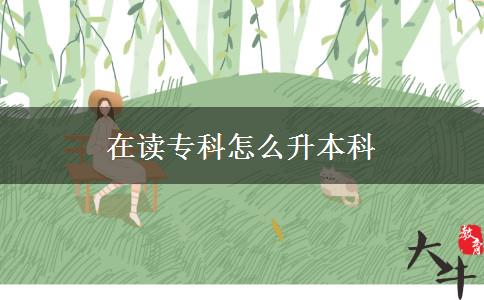 在讀專(zhuān)科怎么升本科