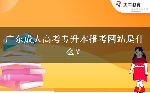 廣東成人高考專升本報考網(wǎng)站是什么？