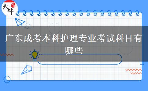 廣東成考本科護(hù)理專業(yè)考試科目有哪些 廣東成考本科護(hù)理專業(yè)考試科目有哪些