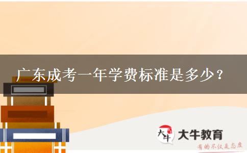 廣東成考一年學(xué)費標(biāo)準(zhǔn)是多少？