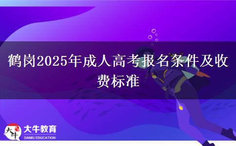 鶴崗2025年成人高考報名條件及收費標準