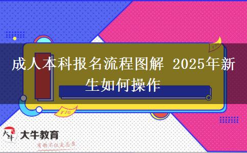 成人本科報(bào)名流程圖解 2025年新生如何操作